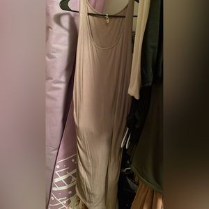 Cream maxi dress